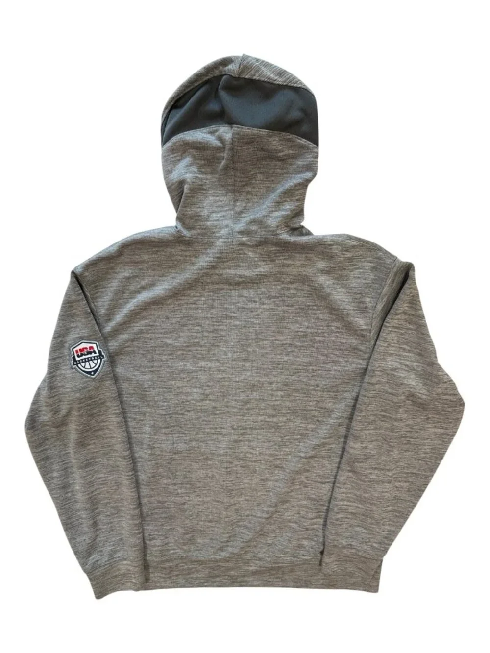 Nike Team USA Basketball Spotlight Hoodie Men's Large Gray Pullover Sweatshirt
